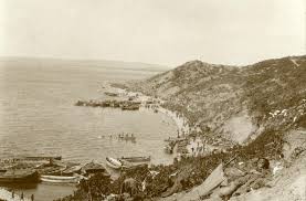 Archival photo of Gallipoli beachheads