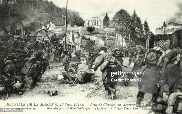 Archival image of the Battle of the Marne