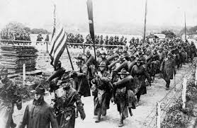 Archival photo of American deployment